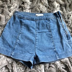 High waisted shorts
